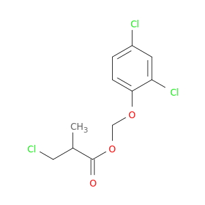 Propanoic acid, 3-chloro-2-methyl-, (2,4-dichlorophenoxy)methyl ester