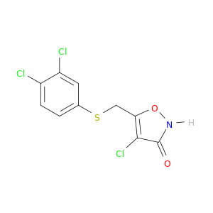 3(2H)-Isoxazolone, 4-chloro-5-[[(3,4-dichlorophenyl)thio]methyl]-