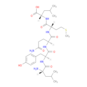 L-Leucine, L-leucyl-L-tyrosyl-L-glutaminyl-L-methionyl-