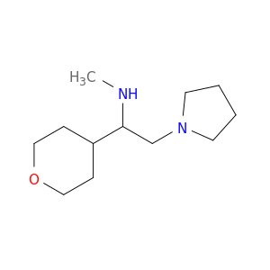 1-Pyrrolidineethanamine,N-methyl-a-(tetrahydro-2H-pyran-4-yl)-