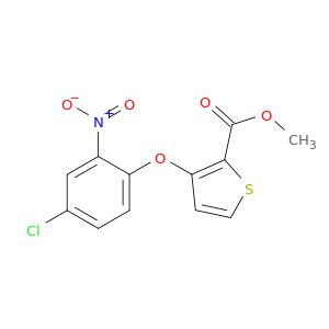 METHYL 3-(4-CHLORO-2-NITROPHENOXY)THIOPHENE-2-CARBOXYLATE