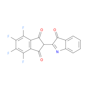 1H-Indene-1,3(2H)-dione, 4,5,6,7-tetrafluoro-2-(3-oxo-3H-indol-2-yl)-