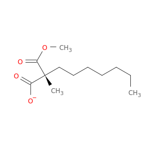 Propanedioic acid, heptylmethyl-, monomethyl ester, (R)-