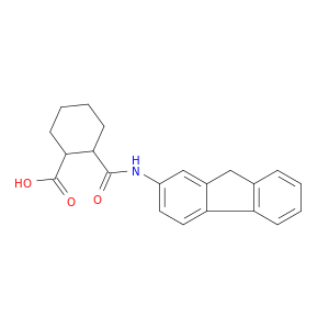 2-(9h-fluoren-2-ylcarbamoyl)cyclohexanecarboxylic acid