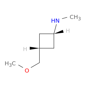 cis-3-(Methoxymethyl)-N-methylcyclobutanamine