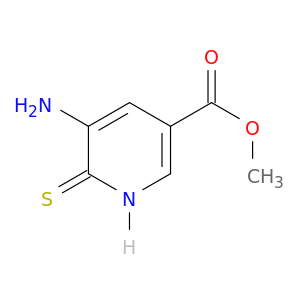3-Pyridinecarboxylic acid, 5-amino-1,6-dihydro-6-thioxo-, methyl ester