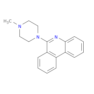 Phenanthridine, 6-(4-methyl-1-piperazinyl)-