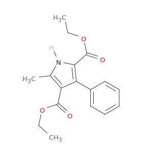 1H-Pyrrole-2,4-dicarboxylicacid, 5-methyl-3-phenyl-, 2,4-diethyl ester
