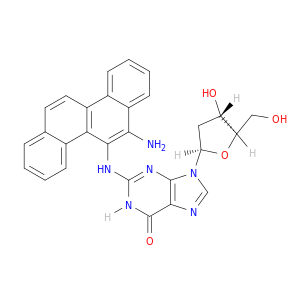Guanosine, N-(6-amino-5-chrysenyl)-2'-deoxy-