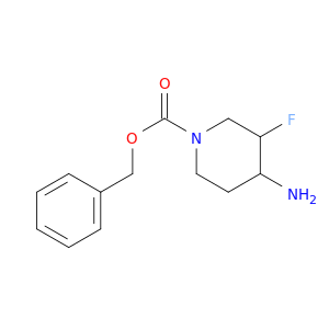 Benzyl 4-amino-3-fluoropiperidine-1-carboxylate
