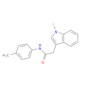 1H-Indole-3-acetamide, N-(4-methylphenyl)-