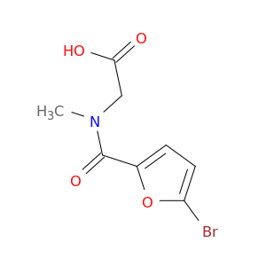 2-[1-(5-Bromofuran-2-yl)-n-methylformamido]acetic Acid
