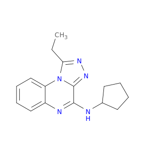 [1,2,4]Triazolo[4,3-a]quinoxalin-4-amine, N-cyclopentyl-1-ethyl-