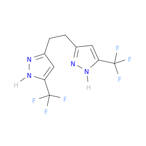 1H-Pyrazole, 3,3'-(1,2-ethanediyl)bis[5-(trifluoromethyl)-