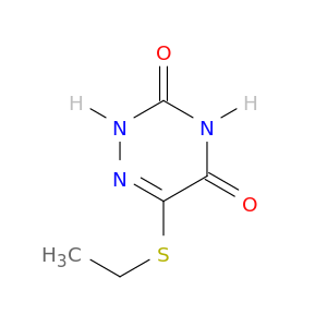 1,2,4-triazine-3,5(2h,4h)-dione, 6-(ethylthio)-