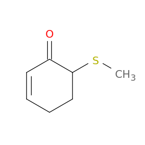 2-Cyclohexen-1-one, 6-(methylthio)-
