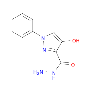 4-羟基-1-苯基-1H-吡唑-3-羧酸酰肼