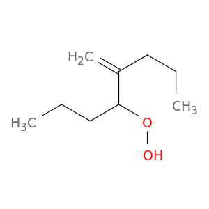 Hydroperoxide, 2-methylene-1-propylpentyl