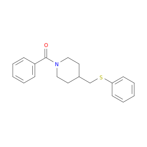 Piperidine, 1-benzoyl-4-[(phenylthio)methyl]-