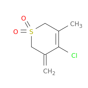 2H-Thiopyran, 4-chloro-3,6-dihydro-5-methyl-3-methylene-, 1,1-dioxide