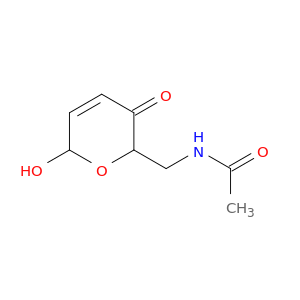 Acetamide, N-[(3,6-dihydro-6-hydroxy-3-oxo-2H-pyran-2-yl)methyl]-