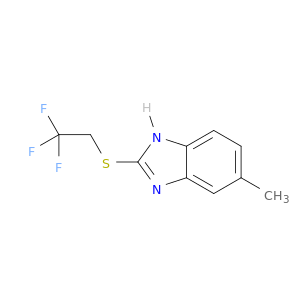 1H-Benzimidazole, 5-methyl-2-[(2,2,2-trifluoroethyl)thio]-