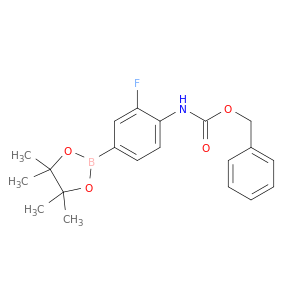 4-(CBZ-氨基)-3-氟苯硼酸频那醇酯