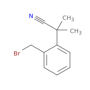 2-[2-(bromomethyl)phenyl]-2-methylpropanenitrile