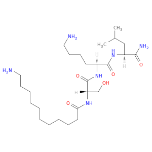 L-Leucinamide, N-(11-amino-1-oxoundecyl)-L-seryl-L-lysyl-