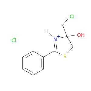 4-(CHLOROMETHYL)-4-HYDROXY-2-PHENYL-4,5-DIHYDRO-1,3-THIAZOL-3-IUM CHLORIDE