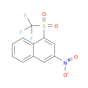 Naphthalene, 3-nitro-1-[(trifluoromethyl)sulfonyl]-