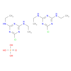 1,3,5-Triazine-2,4-diamine, 6-chloro-N,N'-diethyl-, phosphate (2:1)
