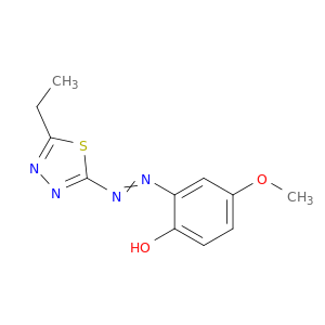 Phenol, 2-[(5-ethyl-1,3,4-thiadiazol-2-yl)azo]-4-methoxy-