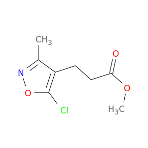 Methyl 3-(5-Chloro-3-methyl-1,2-oxazol-4-yl)propanoate