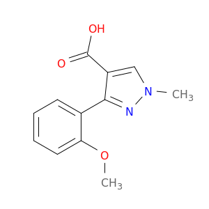 3-(2-Methoxyphenyl)-1-methyl-1H-pyrazole-4-carboxylic Acid