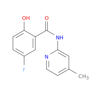 Benzamide, 5-fluoro-2-hydroxy-N-(4-methyl-2-pyridinyl)-