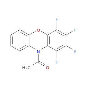 10H-Phenoxazine, 10-acetyl-1,2,3,4-tetrafluoro-