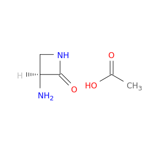 2-Azetidinone, 3-amino-, (S)-, monoacetate