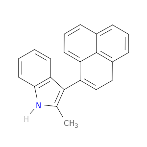 1H-Indole, 2-methyl-3-(1H-phenalen-3-yl)-