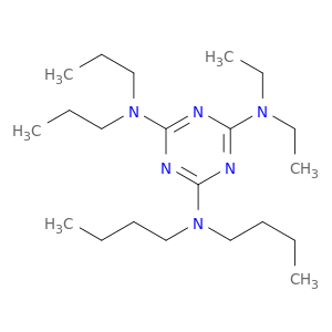 N4,N4-dibutyl-N2,N2-diethyl-N6,N6-dipropyl-1,3,5-triazine-2,4,6-triamine