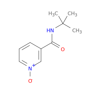 3-Pyridinecarboxamide, N-(1,1-dimethylethyl)-, 1-oxide