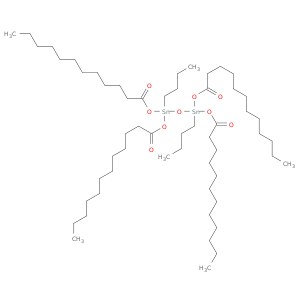 Distannoxane, 1,3-dibutyl-1,1,3,3-tetrakis[(1-oxododecyl)oxy]-