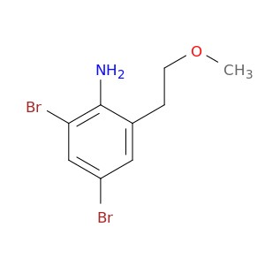 2,4-Dibromo-6-(2-methoxyethyl)aniline