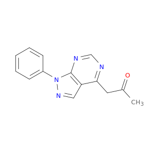 2-Propanone, 1-(1-phenyl-1H-pyrazolo[3,4-d]pyrimidin-4-yl)-