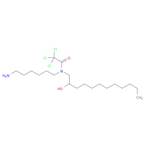 Acetamide, N-(6-aminohexyl)-2,2,2-trichloro-N-(2-hydroxydodecyl)-