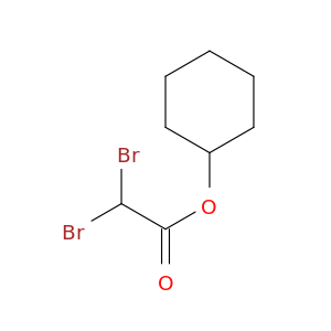 Acetic acid, dibromo-, cyclohexyl ester