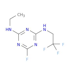 1,3,5-Triazine-2,4-diamine, N-ethyl-6-fluoro-N'-(2,2,2-trifluoroethyl)-
