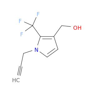 1H-Pyrrole-3-methanol, 1-(2-propynyl)-2-(trifluoromethyl)-