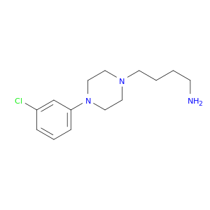 1-Piperazinebutanamine, 4-(3-chlorophenyl)-