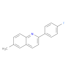 Quinoline, 2-(4-fluorophenyl)-6-methyl-